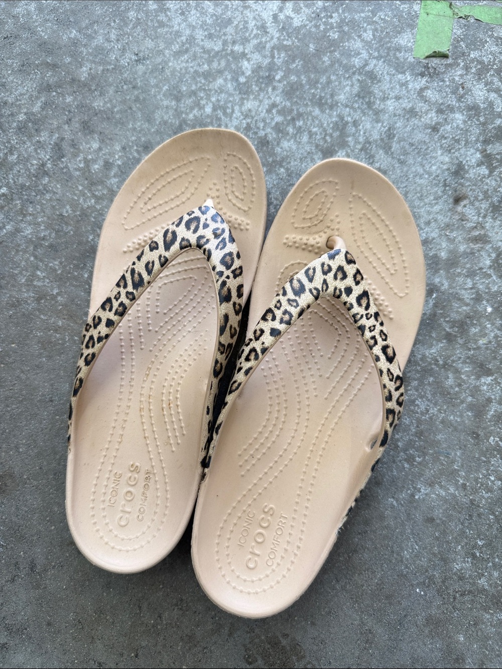 Crocs flip flops